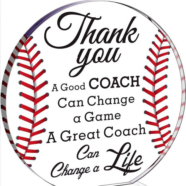 Spherical Acrylic Desktop Decorative Ornament Baseball Football Soccer Ball Shape Ornament