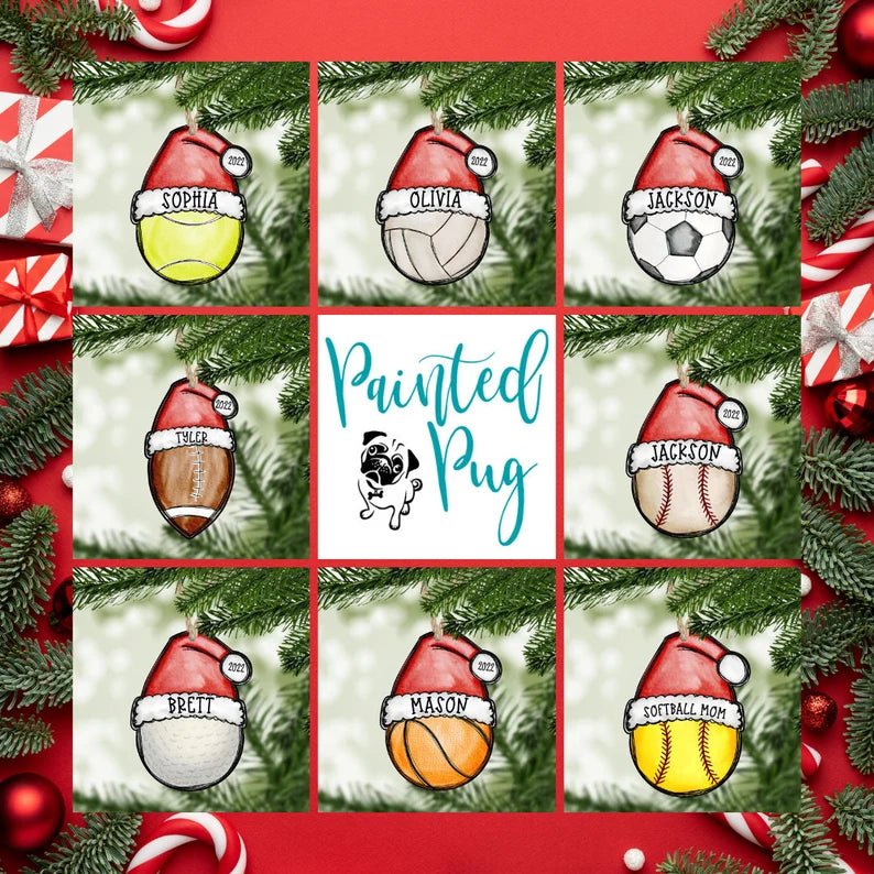 Basketball Christmas Ornament, Basketball Ornament, 2024 Basketball Ornament, Personalized Ornament, Basketball Gift, Coach gift - Family Watchs
