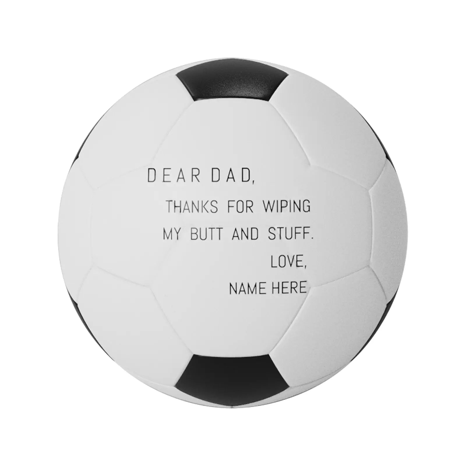 Best Dad Ever Custom Photo Soccer Ball - Family Watchs