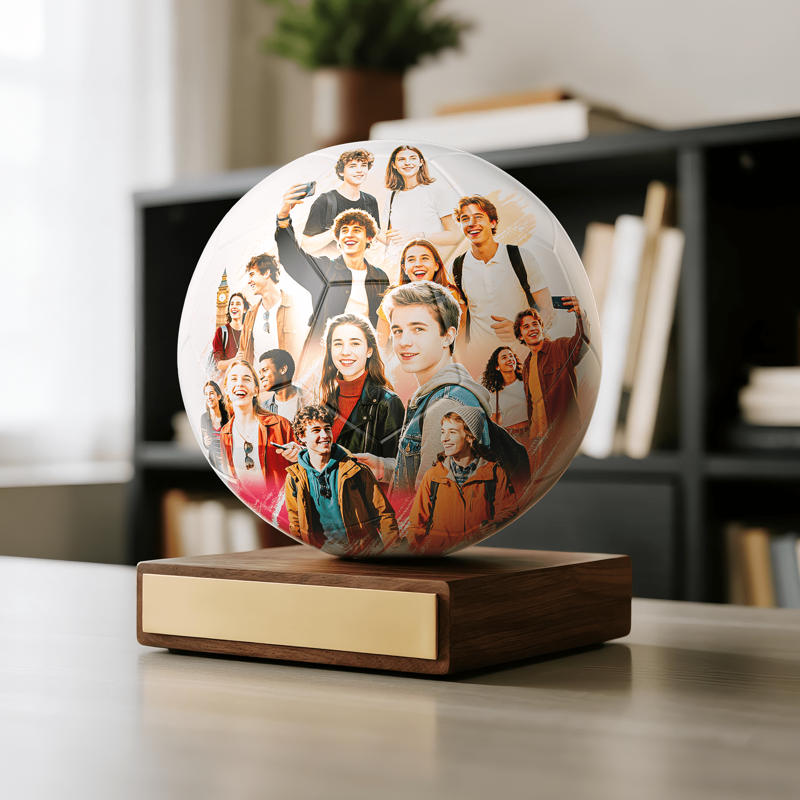 Customized Soccer Ball for Your Beloved Pet, Players, Birthdays, Weddings,Size 5 Personalized Gift with Name, Photo, and Text - Family Watchs