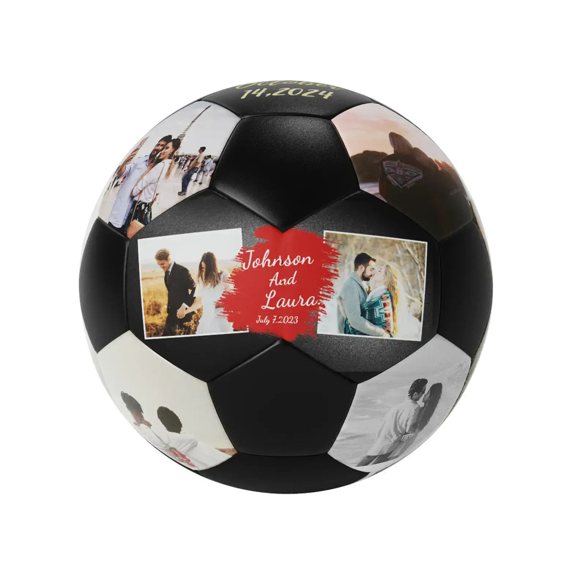 Custom Holographic Reflective Gift Soccer Ball