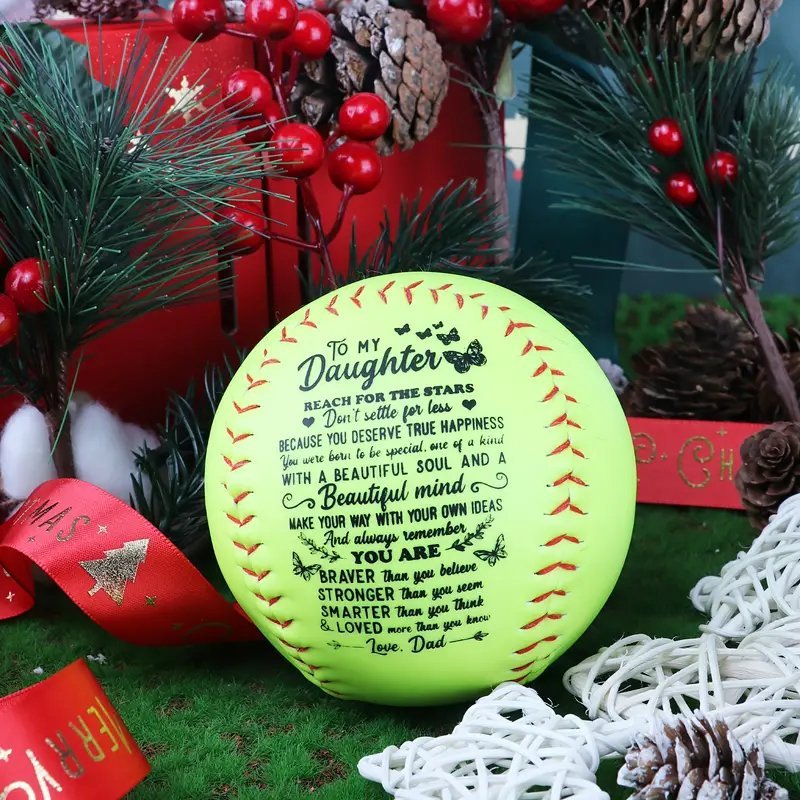 Dad To Daughter - Just Do Your Best Birthday Graduation Christmas Holiday Gift Personalized Softball - Family Watchs