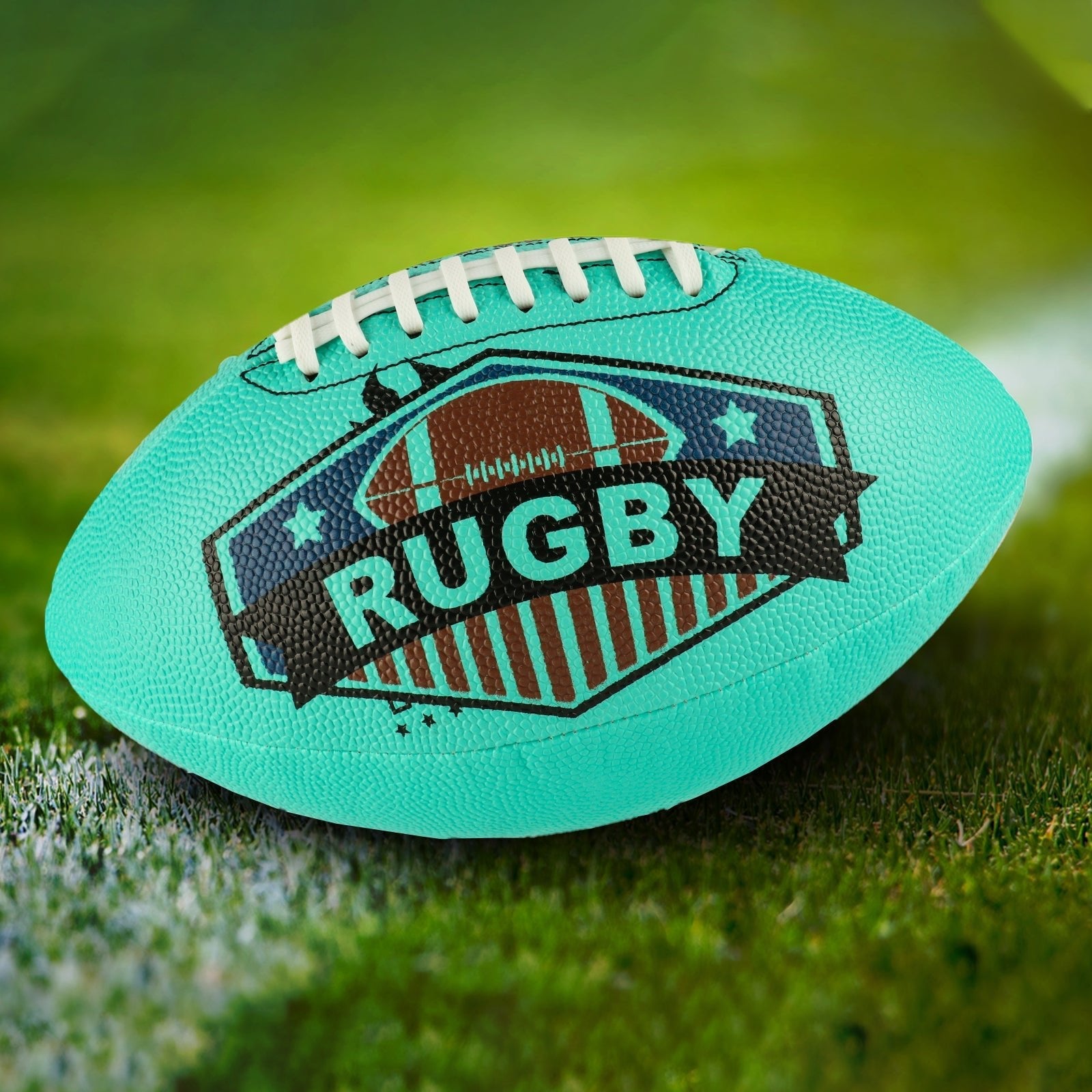 Familywatchs Engraved Footballs For Son from Dad - Personalized Composite Leather American Football - Anniversary Christmas Graduation Gifts for Son - Family Watchs