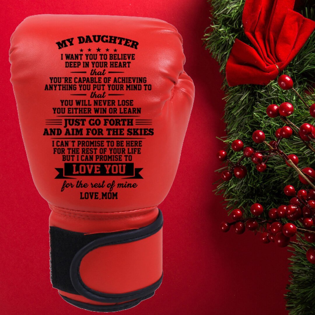 FAMILYWATCHS Gift Customized Personalise Boxing Gloves For Daughter From Mom - Family Watchs