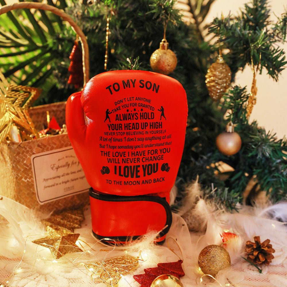 FAMILYWATCHS Gift Customized Personalise Boxing Gloves For Son - Family Watchs