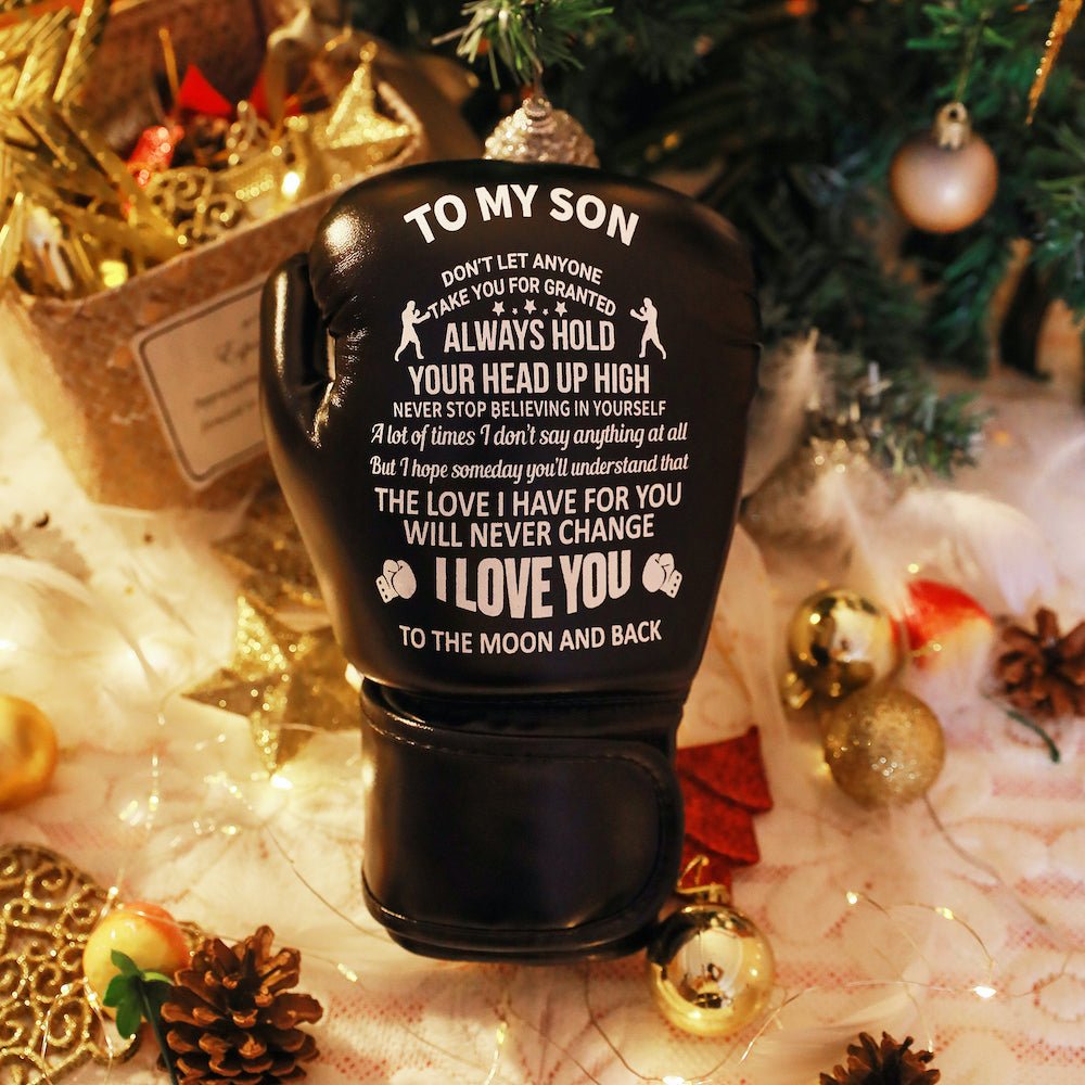 FAMILYWATCHS Gift Customized Personalise Boxing Gloves For Son - Family Watchs