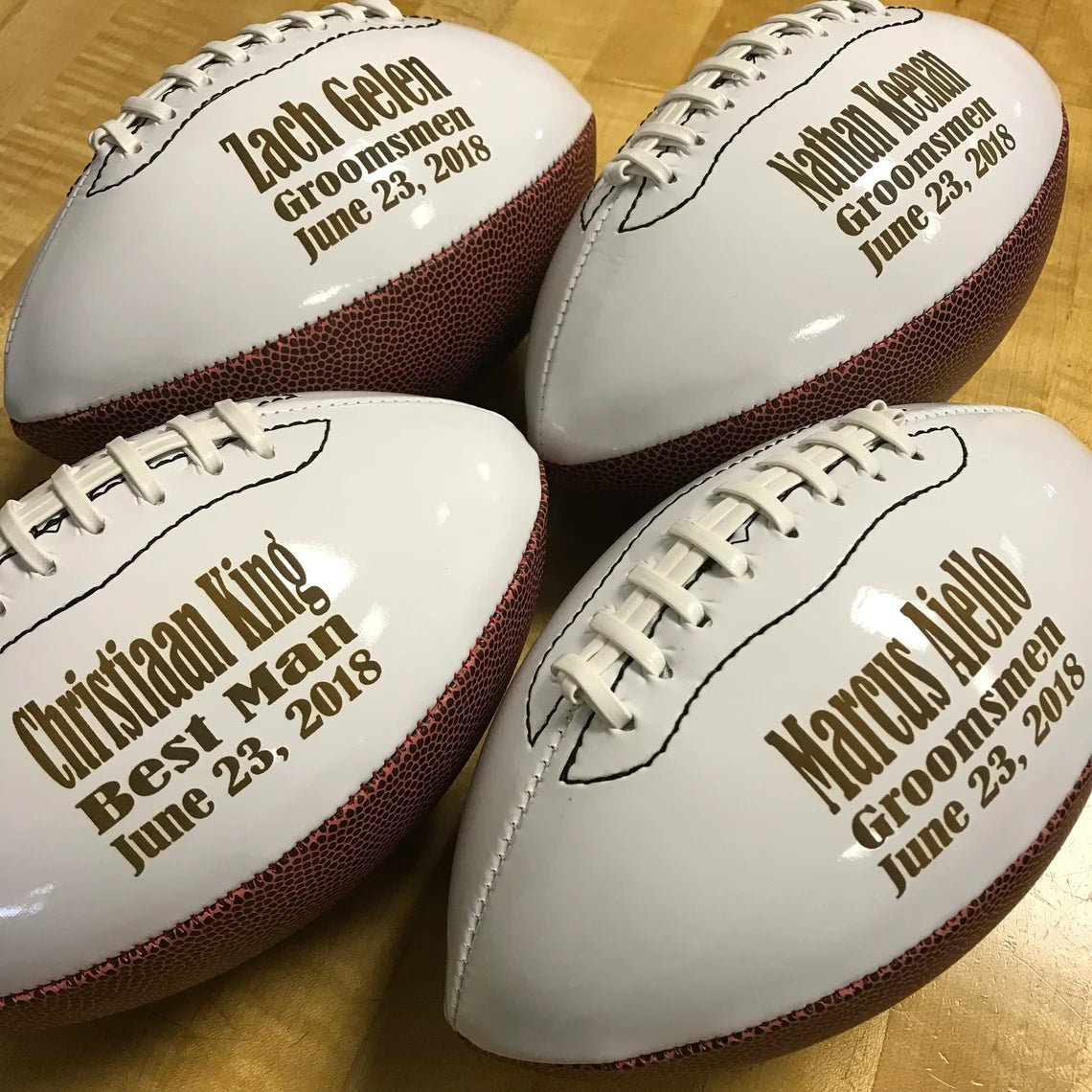 Familywatchs Gift ,Valentines Gift, Groomsman Gift, Ring Bearer Gift, Personalized Football, Best Man Gift, Gifts for Men, Personalized Gift, Sports Gift, - Family Watchs