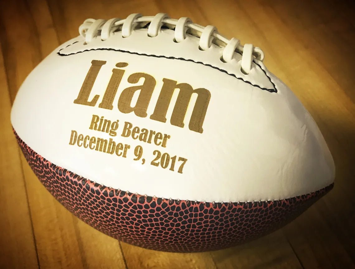 Familywatchs Gift ,Valentines Gift, Groomsman Gift, Ring Bearer Gift, Personalized Football, Best Man Gift, Gifts for Men, Personalized Gift, Sports Gift, - Family Watchs
