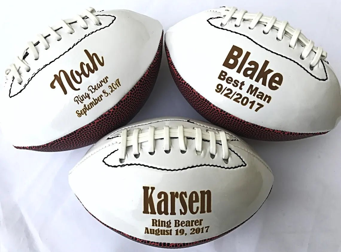Familywatchs Gift ,Valentines Gift, Groomsman Gift, Ring Bearer Gift, Personalized Football, Best Man Gift, Gifts for Men, Personalized Gift, Sports Gift, - Family Watchs