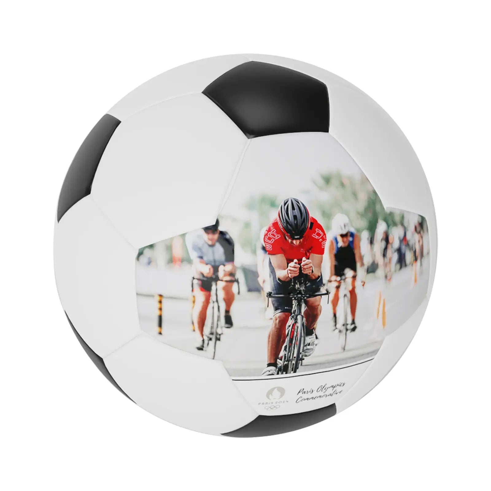 Personalized Custom 2024 Paris Olympics Themed Photo Soccer Ball - Family Watchs
