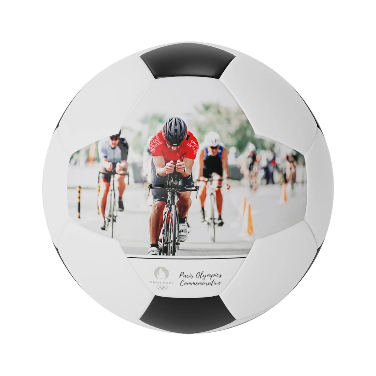 Personalized Custom 2024 Paris Olympics Themed Photo Soccer Ball - Family Watchs
