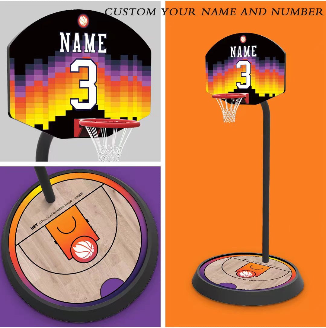 Personalized Custom Basketball Hoop Ornament - Family Watchs