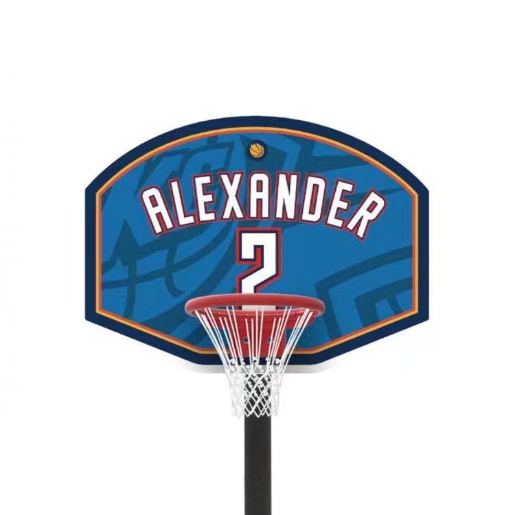 Personalized Custom Basketball Hoop Ornament - Family Watchs