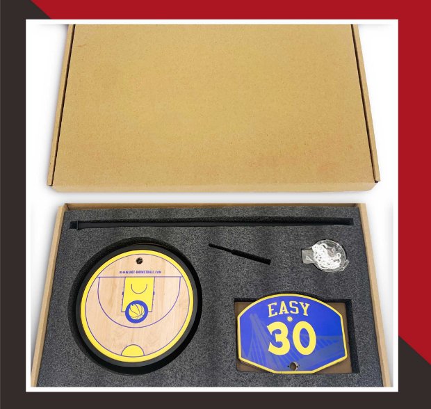 Personalized Custom Basketball Hoop Ornament - Family Watchs