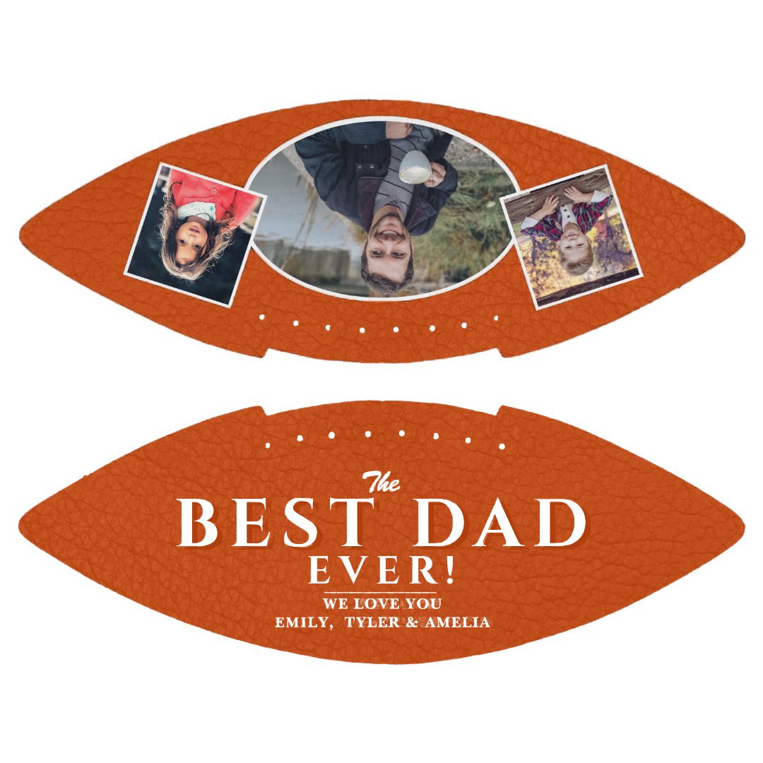 Personalized Custom Best Dad Ever Football - Family Watchs