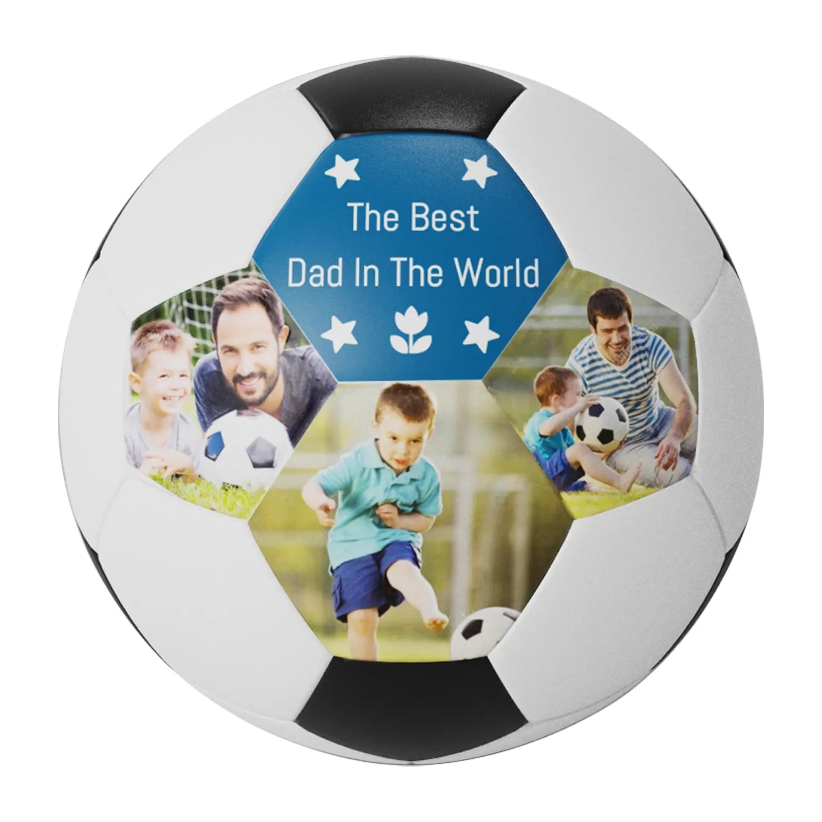 Personalized Custom Father's Day Gifts Soccer Ball No.5 - Family Watchs
