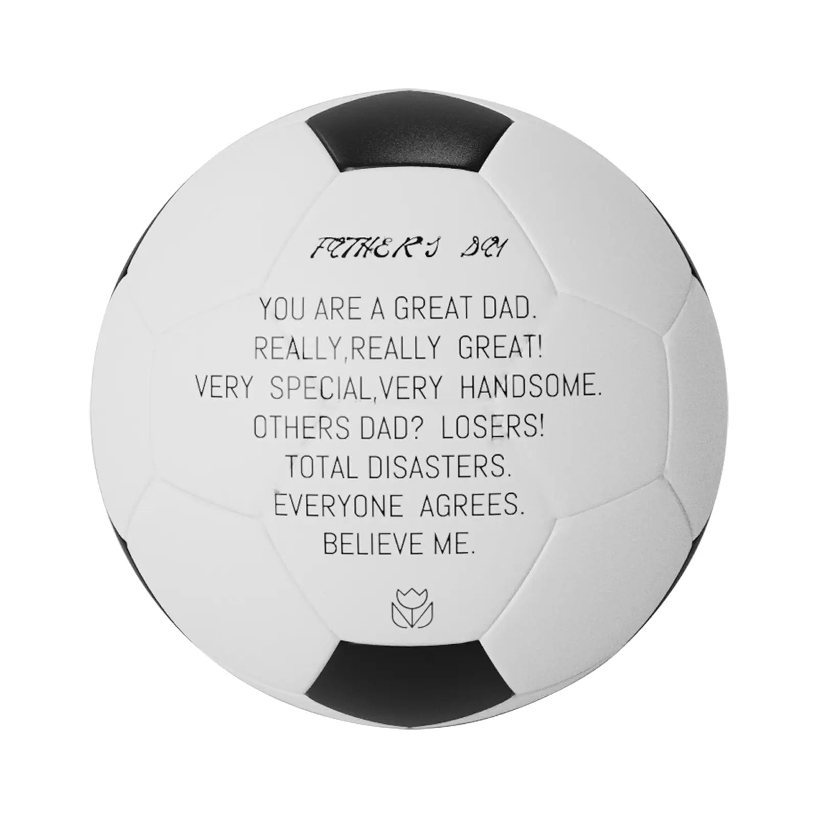 Personalized Custom Father's Day Gifts Soccer Ball No.5 - Family Watchs