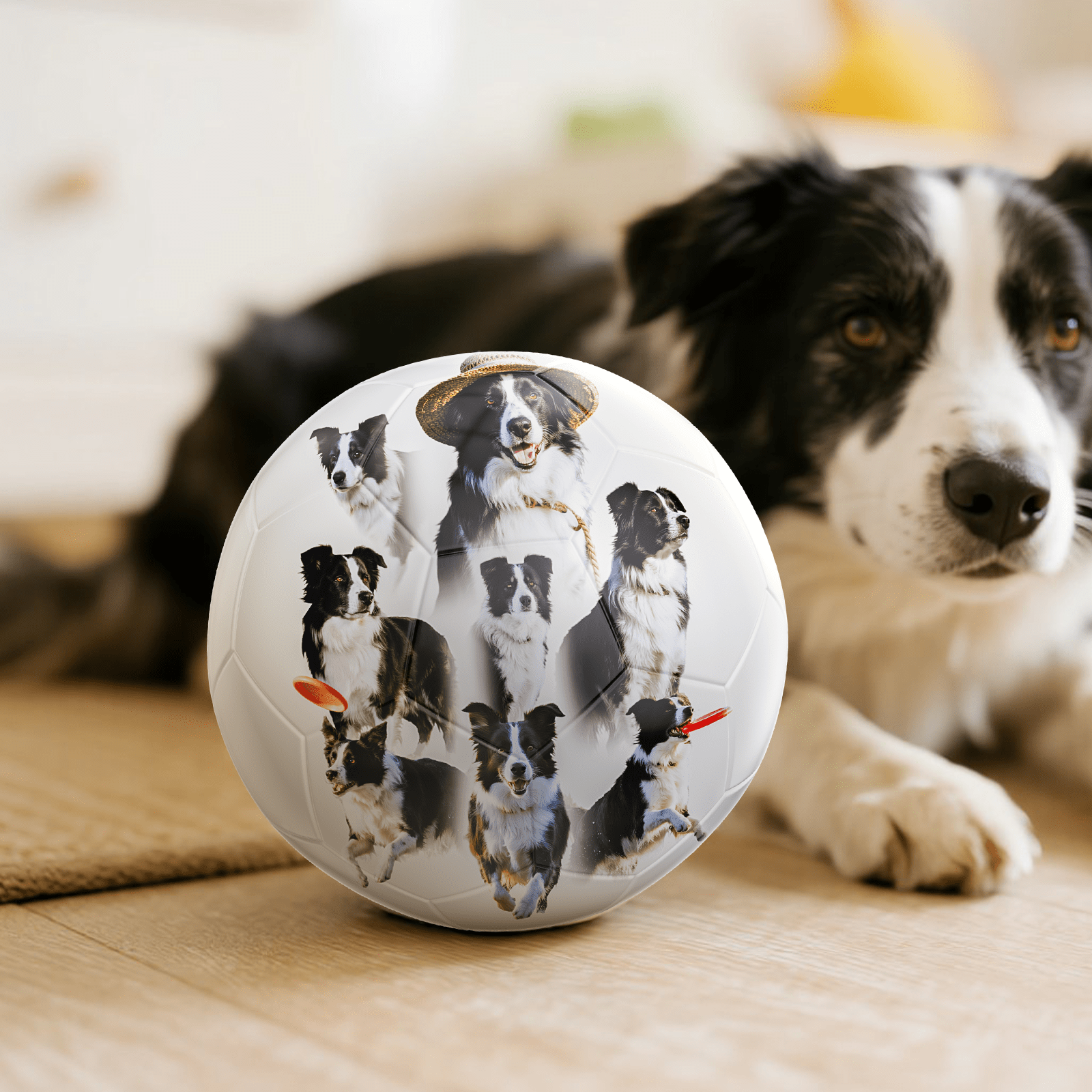 Personalized Custom Gift ,Customized Soccer Ball for Your Beloved Pet, Family, Players, Coach, Birthdays, Christmas, Weddings,Size 5 with Name, Photo, and Text - Family Watchs