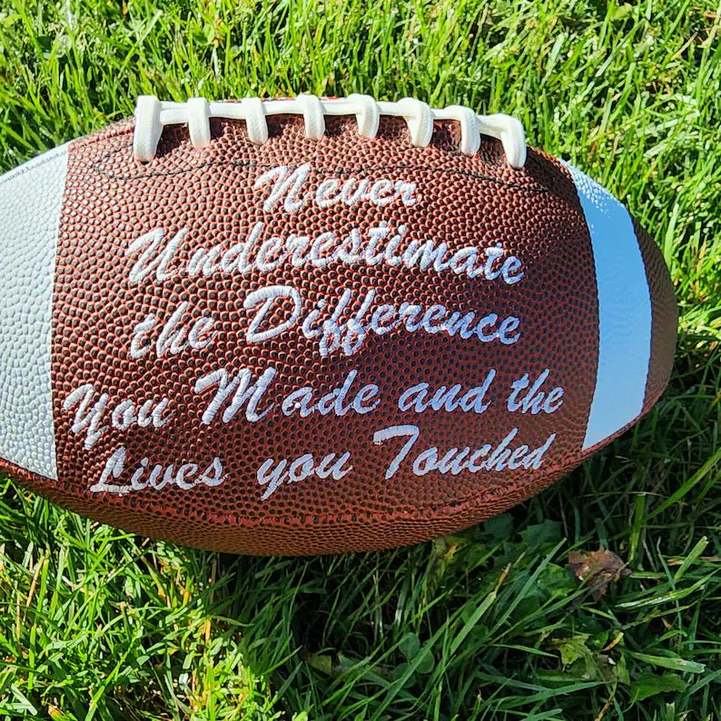 Personalized Custom Gift Football For Team, For Son, For Coach - Family Watchs