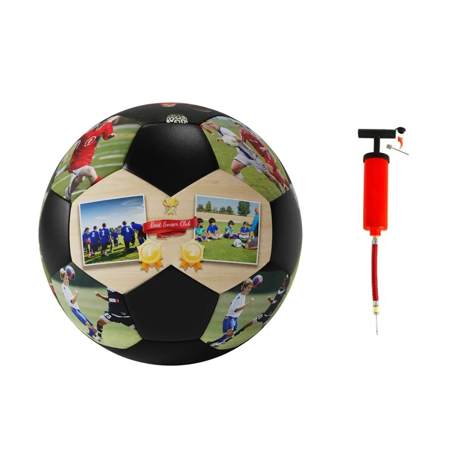 Personalized Custom Gift Soccer Ball For Child, No. 5 - Family Watchs
