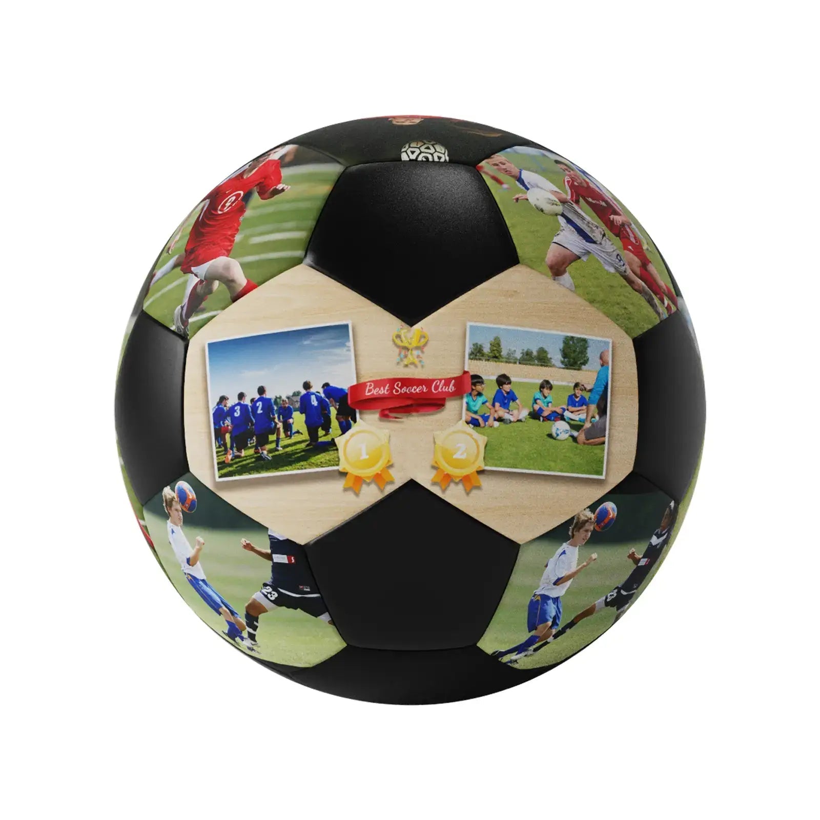 Personalized Custom Gift Soccer Ball For Child, No. 5 - Family Watchs