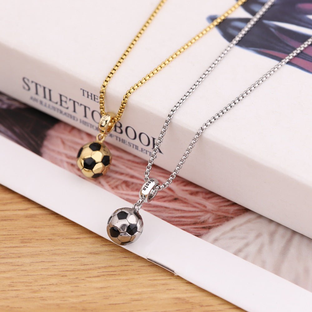 Personalized Custom Name Soccer Ball Necklace - Family Watchs