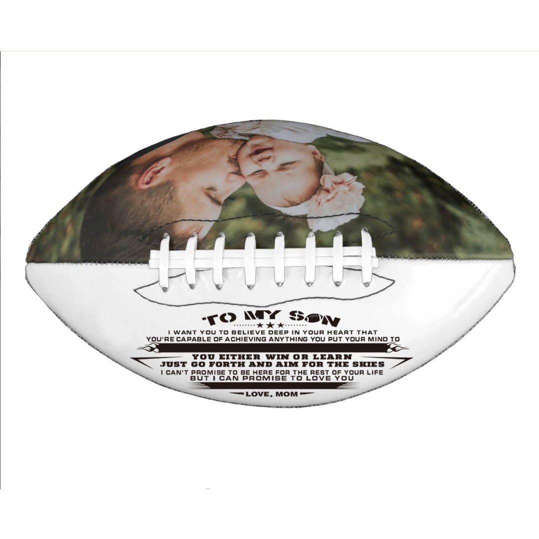 Personalized Custom Name/Photo Football For Children, From Mom,Dad - Family Watchs