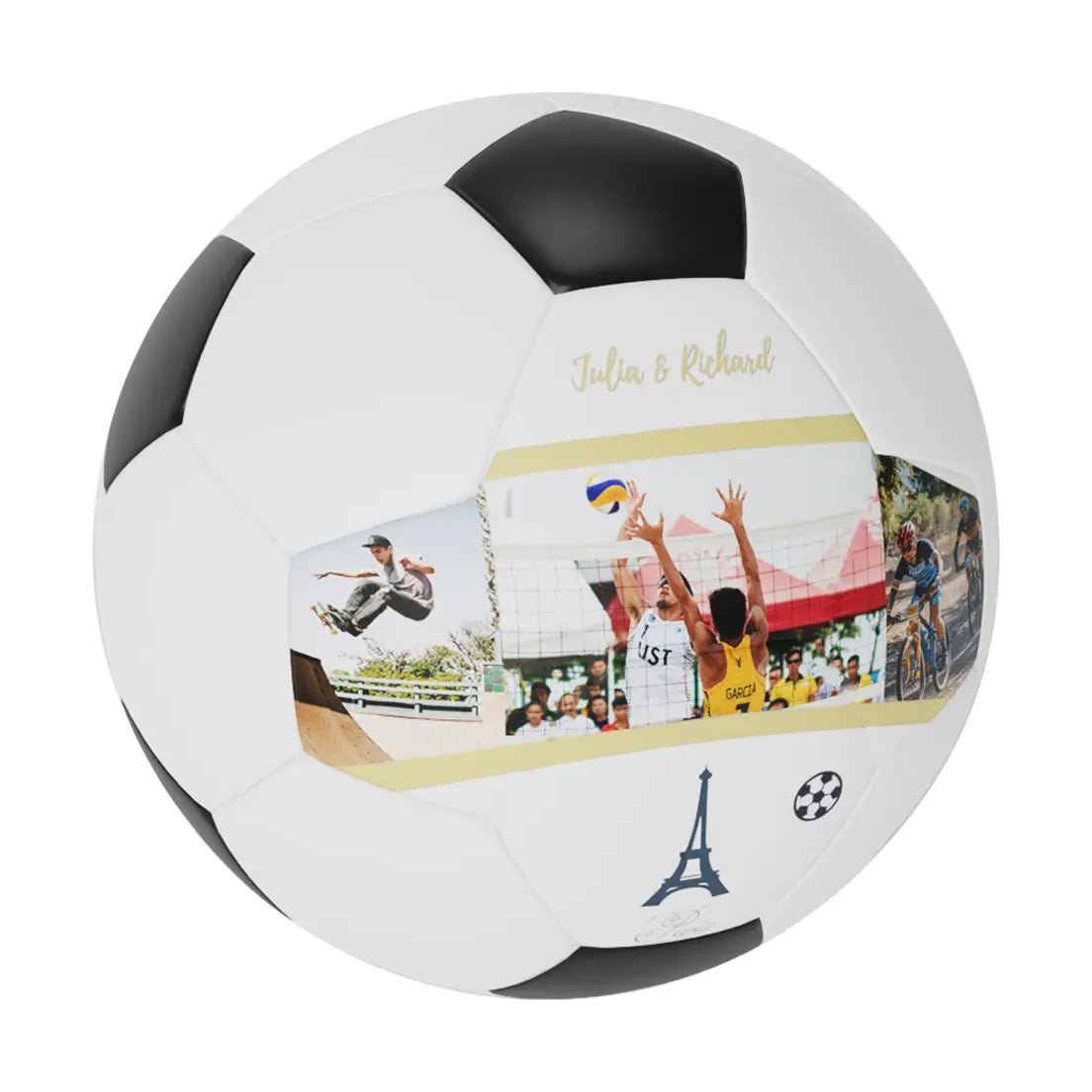 Personalized Custom Paris Olympics Themed Soccer Ball - Family Watchs