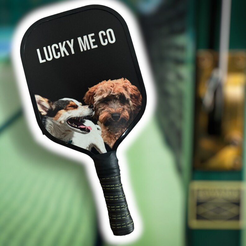 Personalized Custom Photo and Text Pickleballs Paddle - Family Watchs