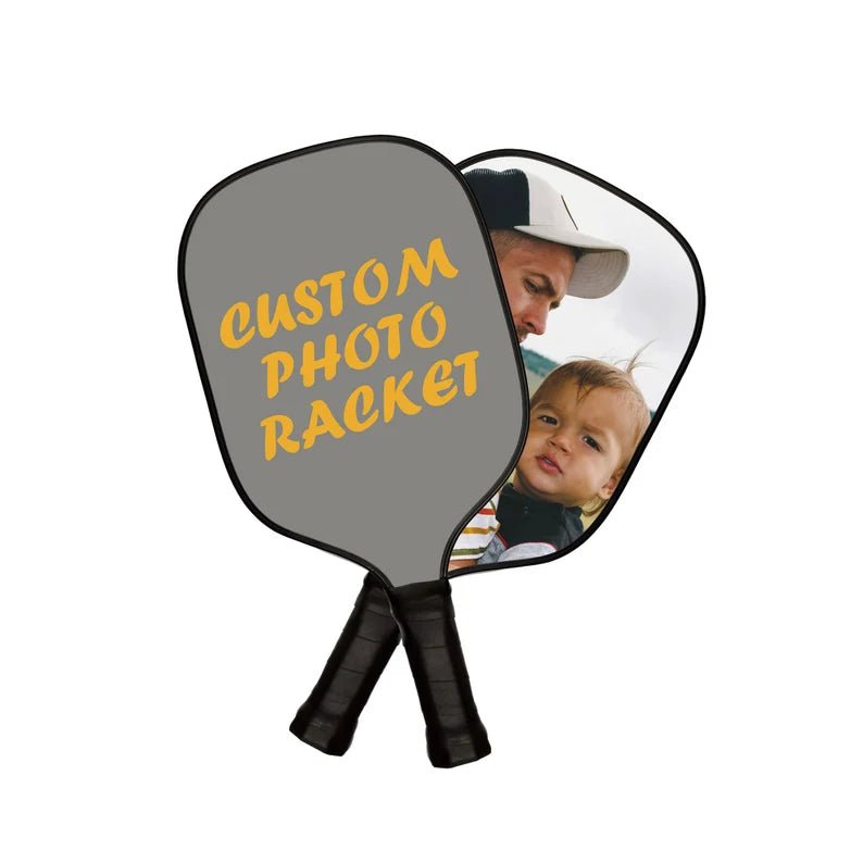 Personalized Custom Photo and Text Pickleballs Paddle - Family Watchs