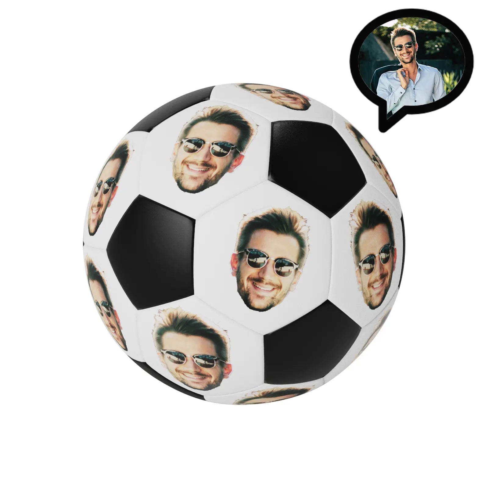 Personalized Custom Photo Gift Soccer Ball - Family Watchs