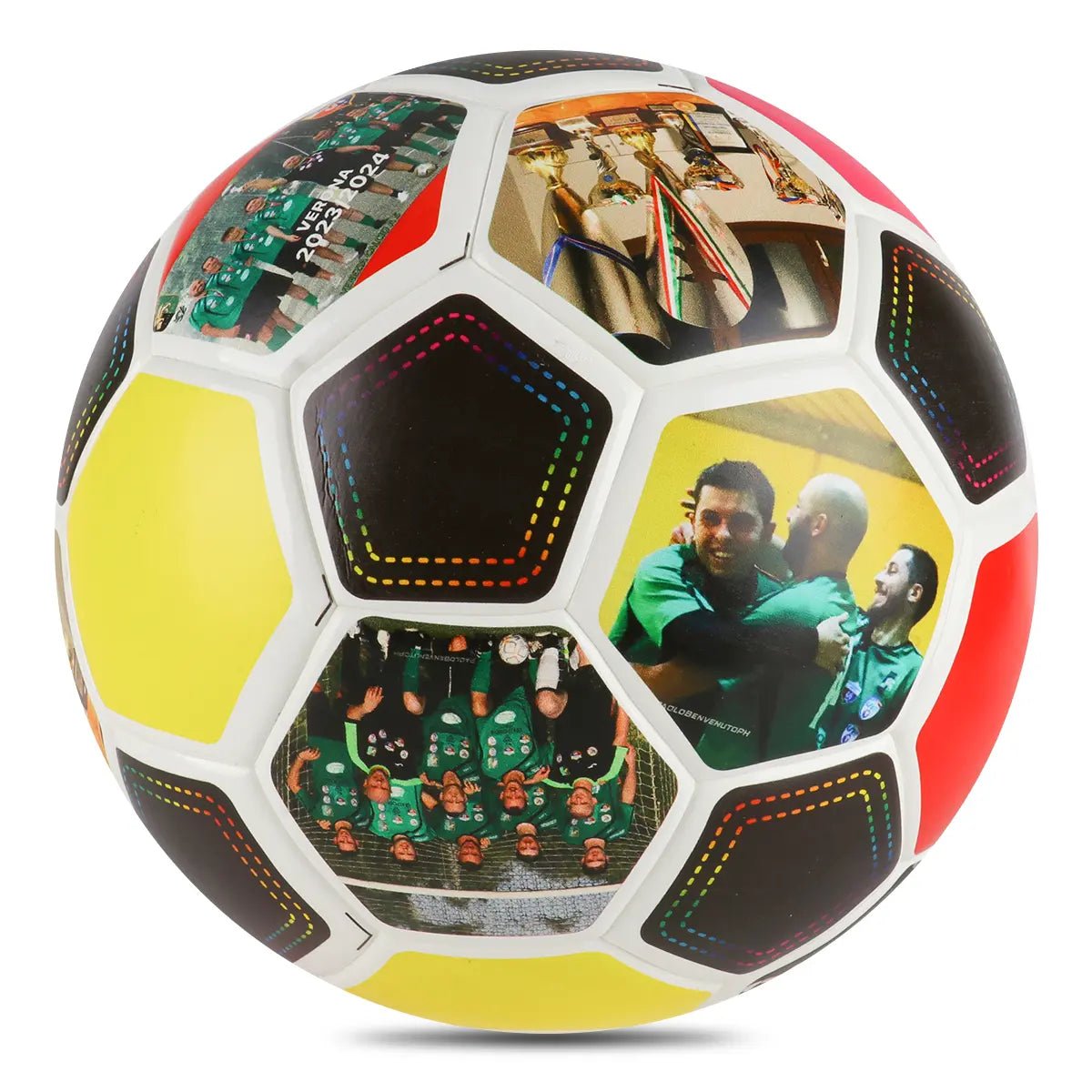 Personalized Custom Photo Soccer Ball Gift For Coach, Dad, Son - Family Watchs