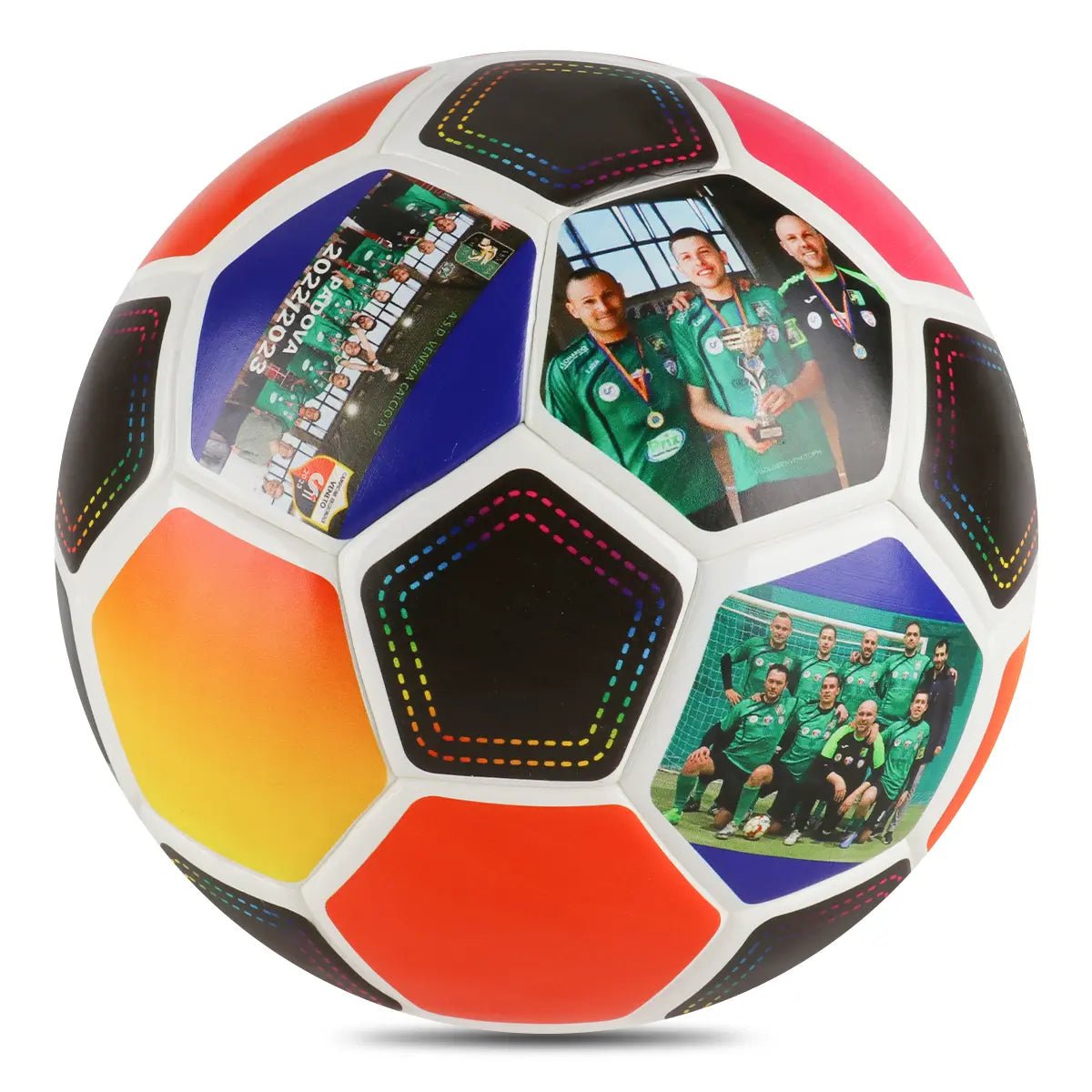 Personalized Custom Photo Soccer Ball Gift For Coach, Dad, Son - Family Watchs