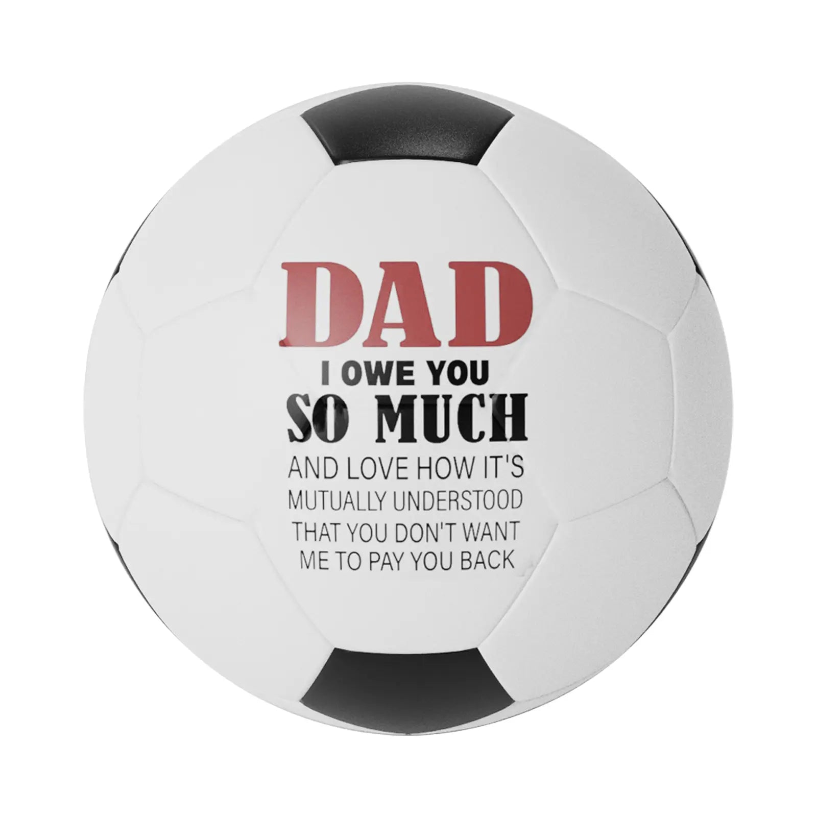 Personalized Custom Photo Soccer Ball Gifts For Dad,Grandpa,Son,Grandson - Family Watchs