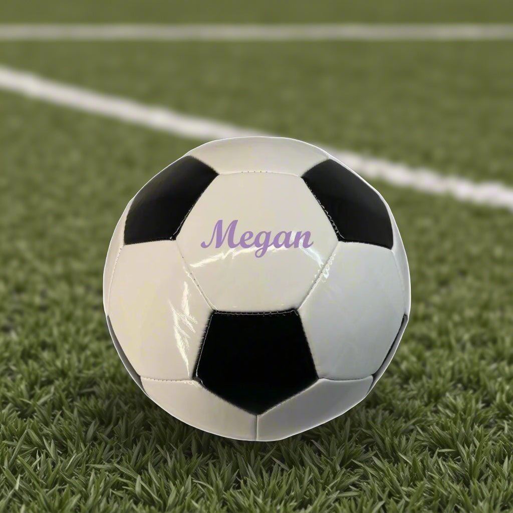 Personalized Custom Soccer Ball with Name,Text,Birthday Soccer Gifts for Coaches, Sons, Boyfriends, Daughters and Soccer Fans - Family Watchs