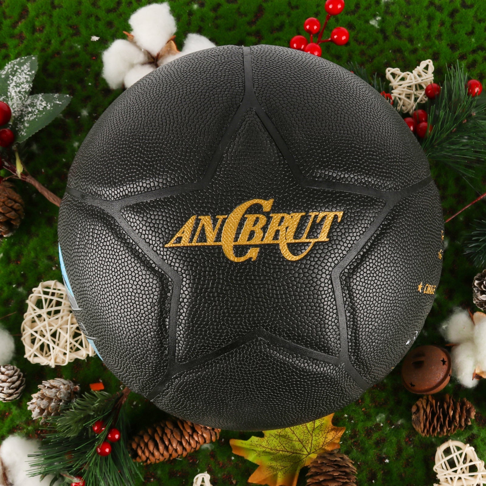 Personalized Letter Basketball For Son, Basketball Indoor/Outdoor Game Ball, Birthday Christmas Gift For Son From Dad And Mom, Black - Family Watchs