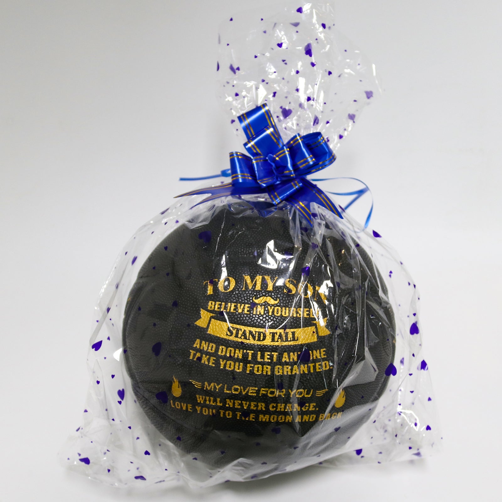 Personalized Letter Basketball For Son, Basketball Indoor/Outdoor Game Ball For Boy, Birthday Christmas Gift For Son, Black - Family Watchs