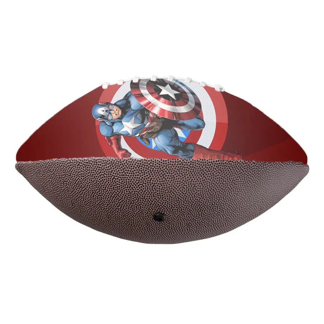 Personalized My Face Custom Captain America Photo Football Gift - Family Watchs