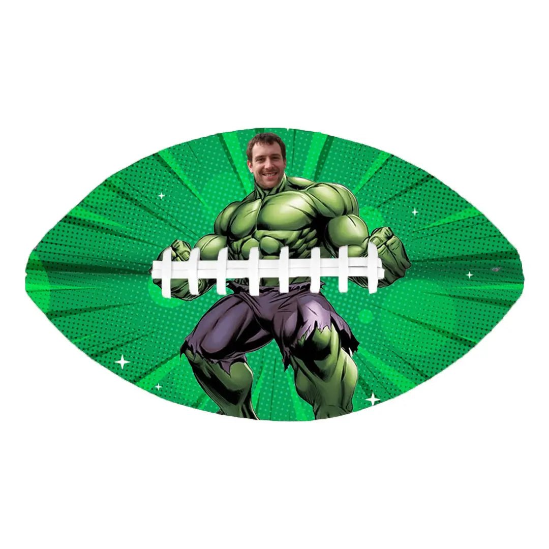 Personalized My Face Custom Hulk Photo Football Gift - Family Watchs