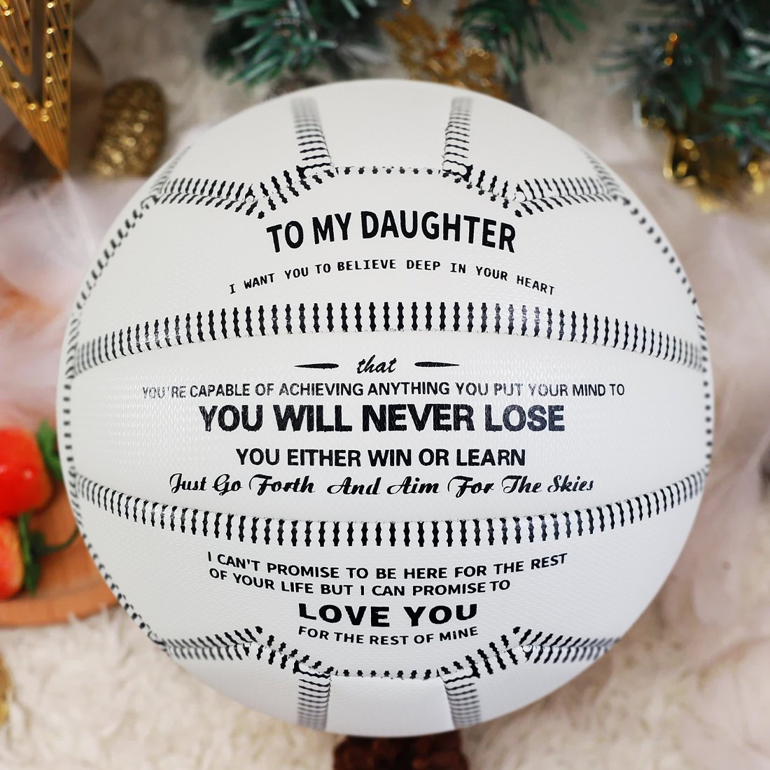Personalized Printed Netball Gift To Daughter Netball for Daughter Sport Birthday Sport College Graduation Christmas Netball Gift Hand Stitch - Family Watchs
