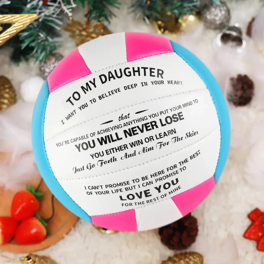Personalized Printed Volleyball Gift To My Daughter - Family Watchs