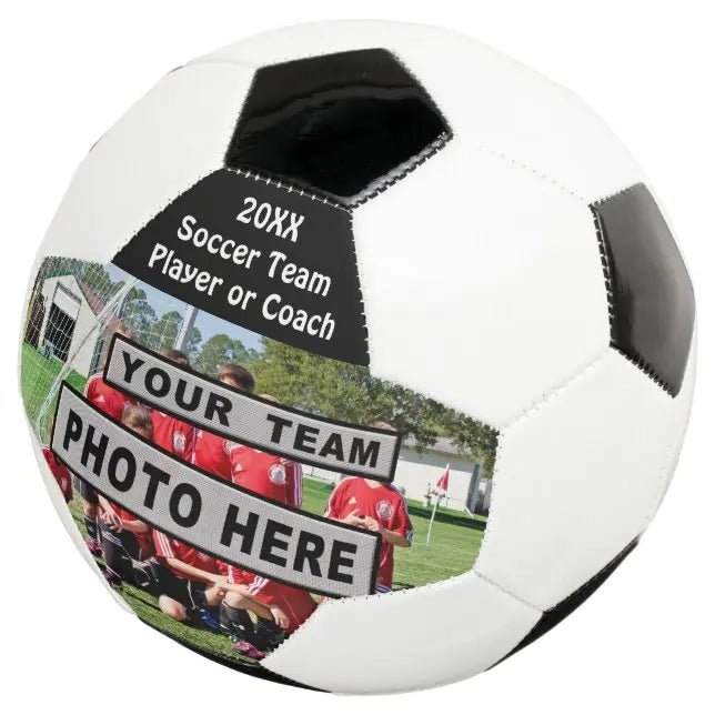 Personalized Soccer Ball with Your PHOTO and TEXT - Family Watchs