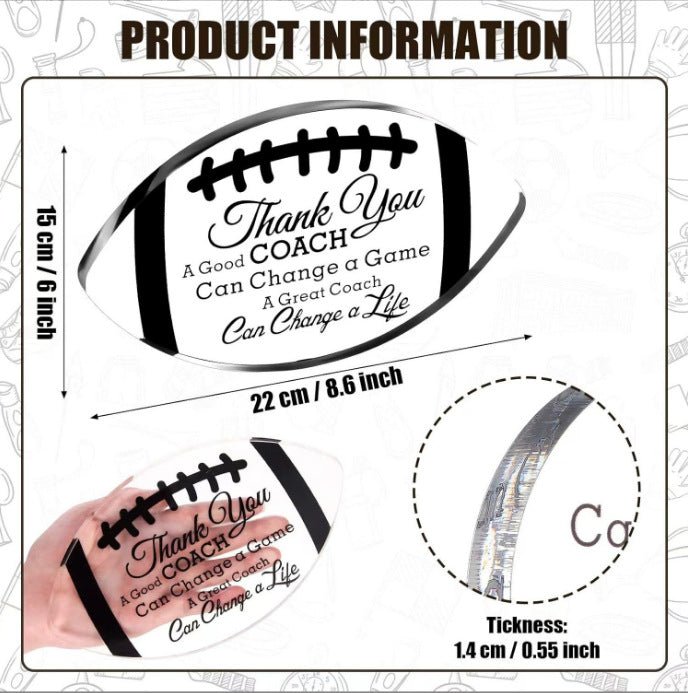 Spherical Acrylic Desktop Decorative Ornament Baseball Football Soccer Ball Shape Ornament - Family Watchs