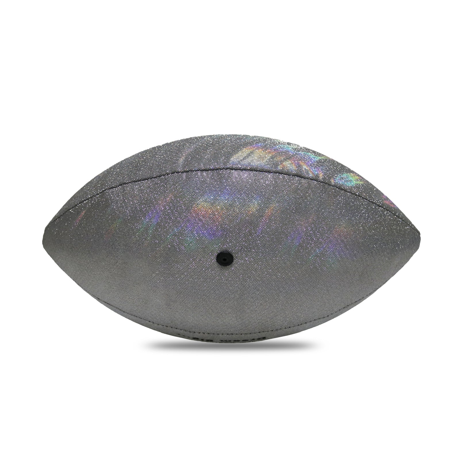 To My Grandson - Love You Birthday Graduation Christmas Holiday Gift With Cool Reflective Iridescent Personalized Football - Family Watchs