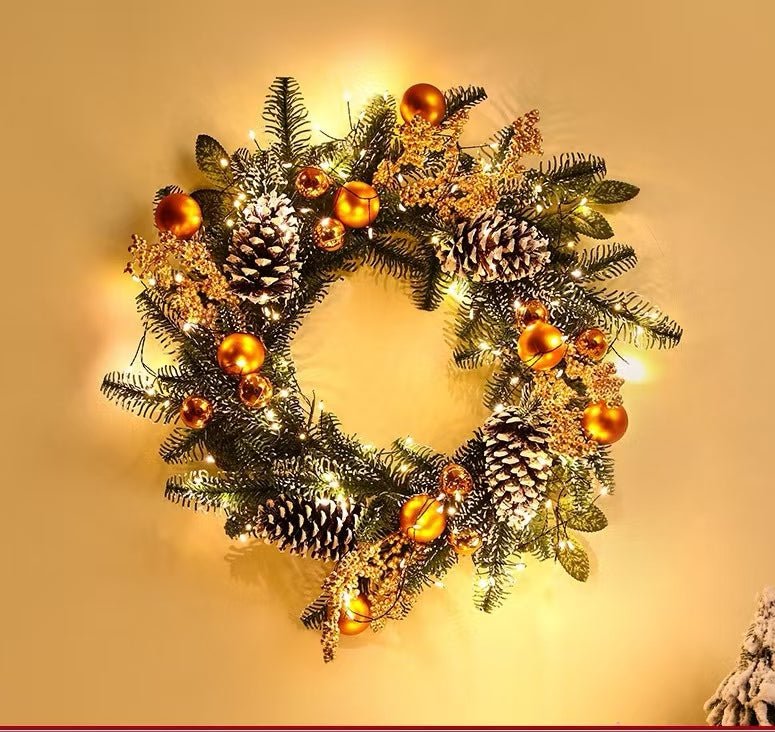 Wreath, Christmas wreath, whimsical wreath, Christmas swing, fun door wreath, holiday swing, Jolly door swing, holiday wreath - Family Watchs