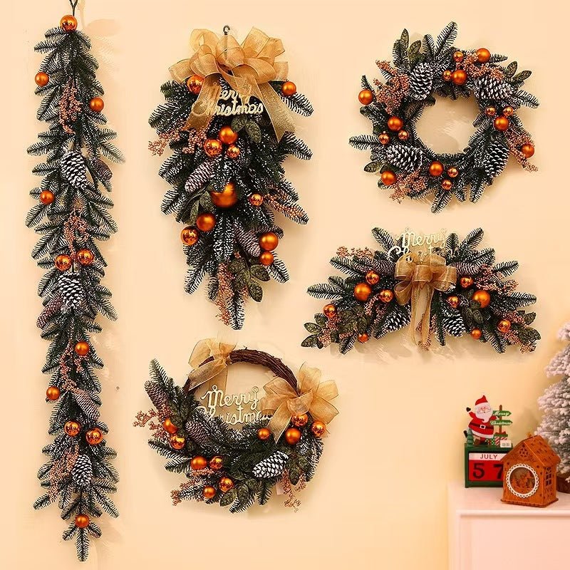 Wreath, Christmas wreath, whimsical wreath, Christmas swing, fun door wreath, holiday swing, Jolly door swing, holiday wreath - Family Watchs