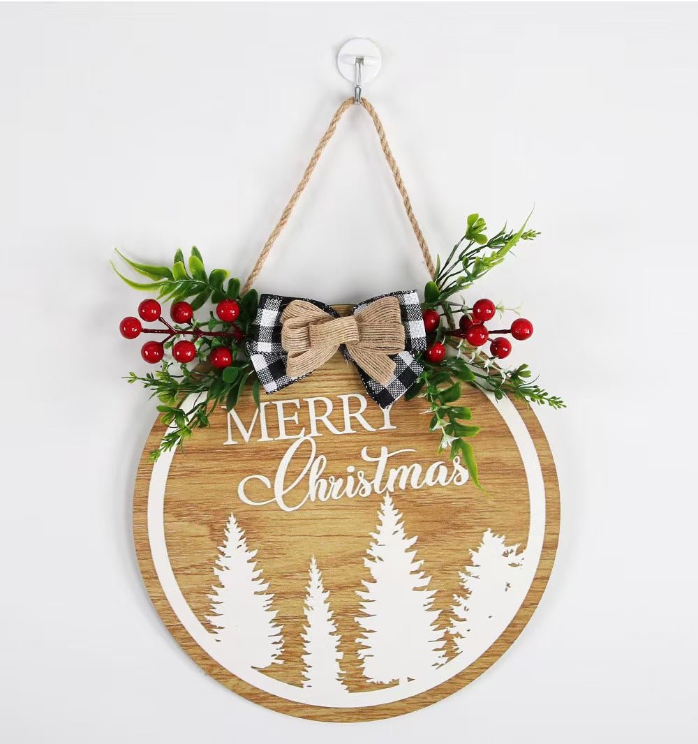 Christmas Front Door Decor | Ho Ho Ho | Christmas Wreath | Christmas Door Hanger | Christmas Sign | Christmas Door Wreath | Christmas - Family Watchs