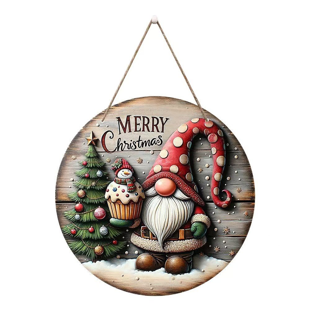 Christmas Front Door Decor | Ho Ho Ho | Christmas Wreath | Christmas Door Hanger | Christmas Sign | Christmas Door Wreath | Christmas - Family Watchs