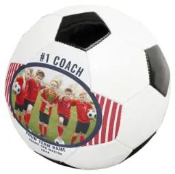 Coach Thank You Team Photo Personalized Soccer Ball - Family Watchs