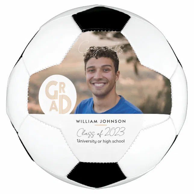 Congrats Grad Class of 2024 Graduation Gift Soccer Ball - Family Watchs
